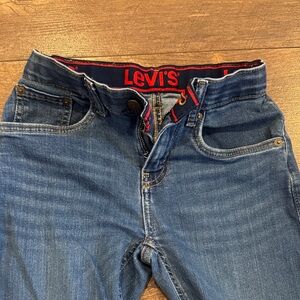 Levi's Boys Dark Blue Denim Jeans